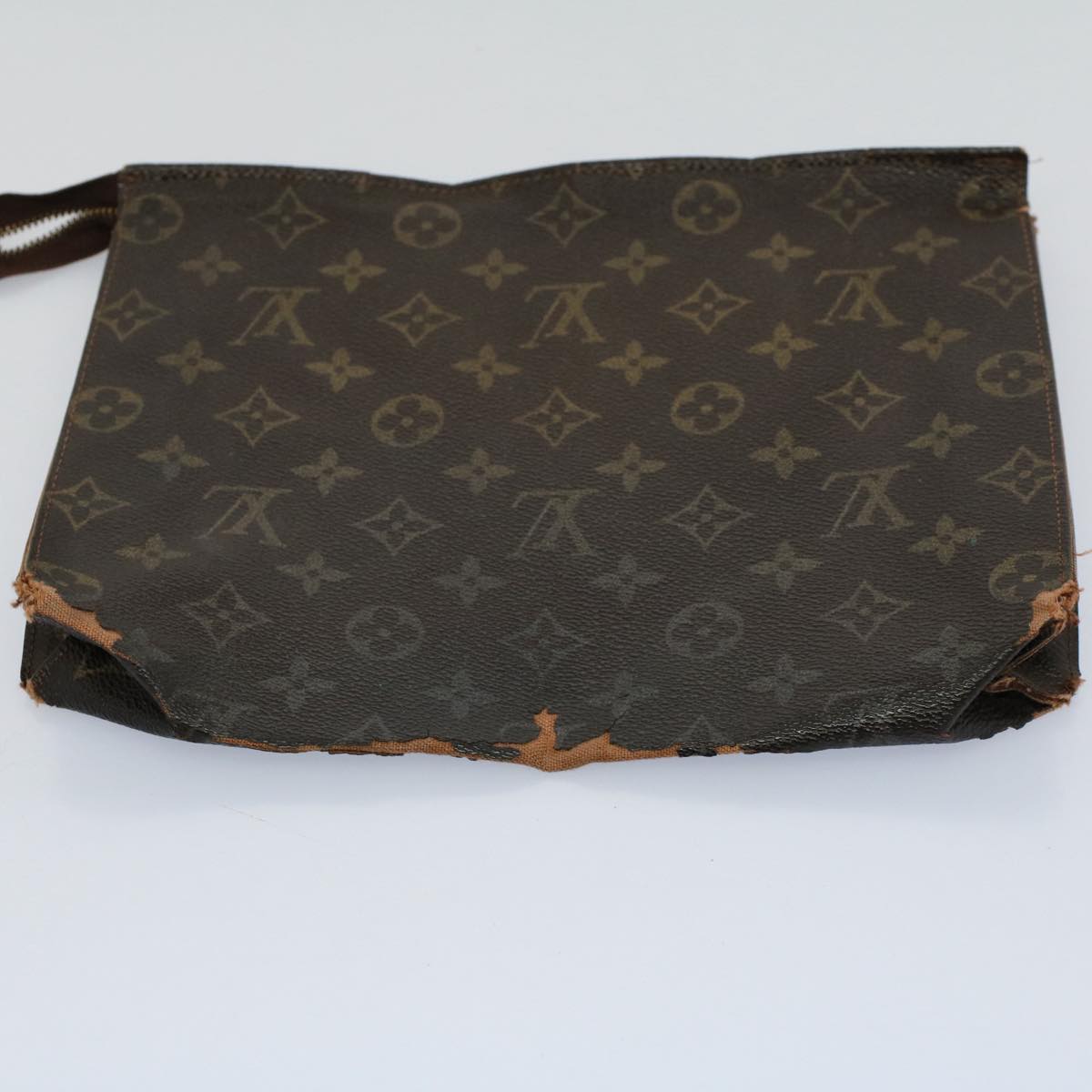 LOUIS VUITTON Monogram Wallet Clutch Bag 4Set LV Auth ac2255