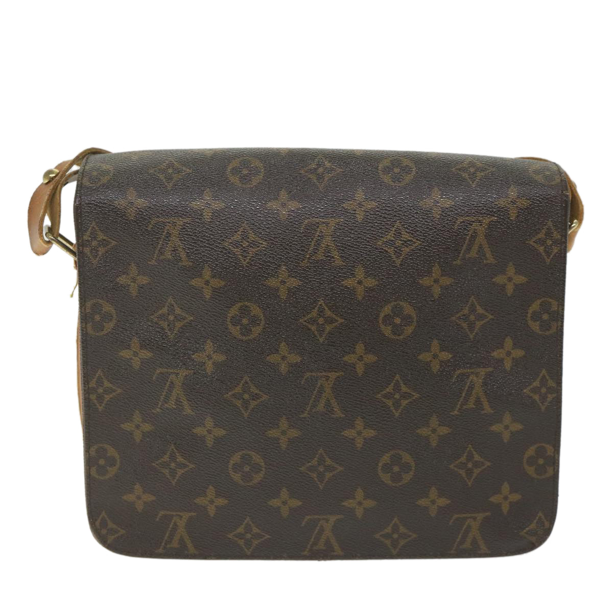 LOUIS VUITTON Monogram Cartouchiere GM Shoulder Bag M51252 LV Auth ac2265