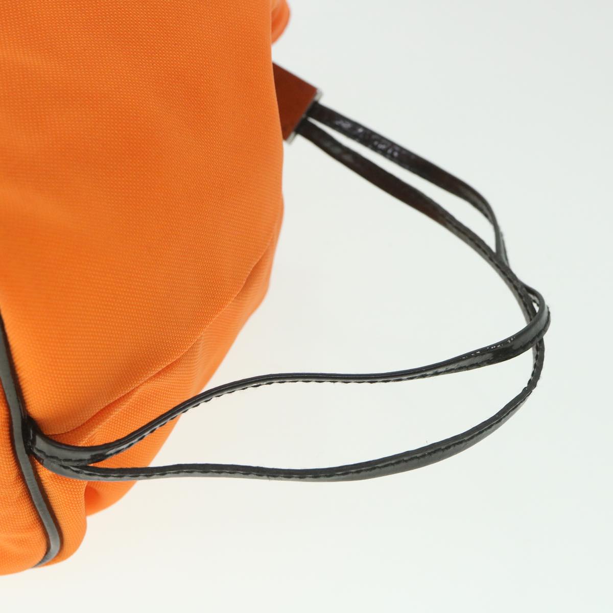 GUCCI Pouch Canvas Orange 039 0973 Auth ac2314