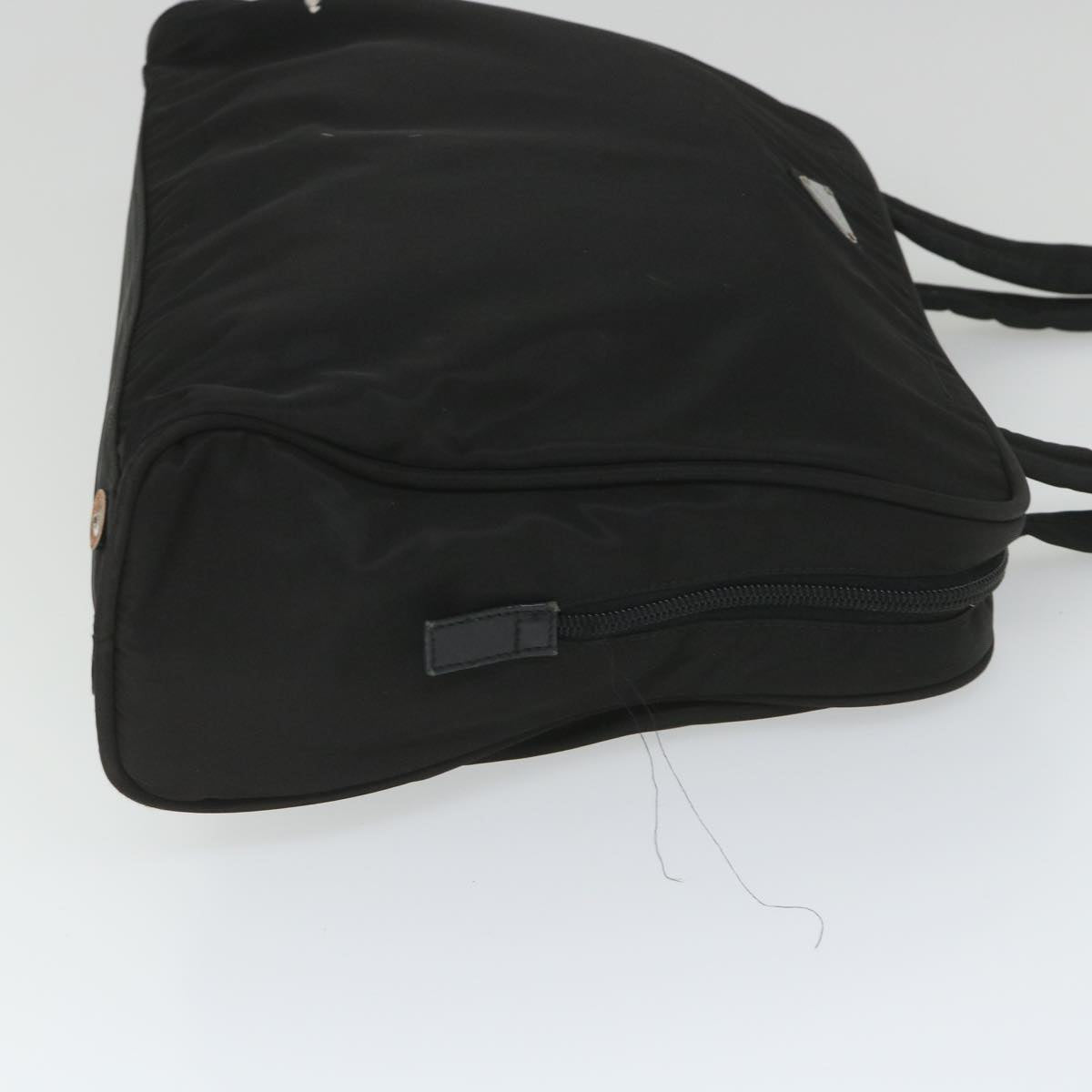 PRADA Shoulder Bag Nylon Black Auth ac2384