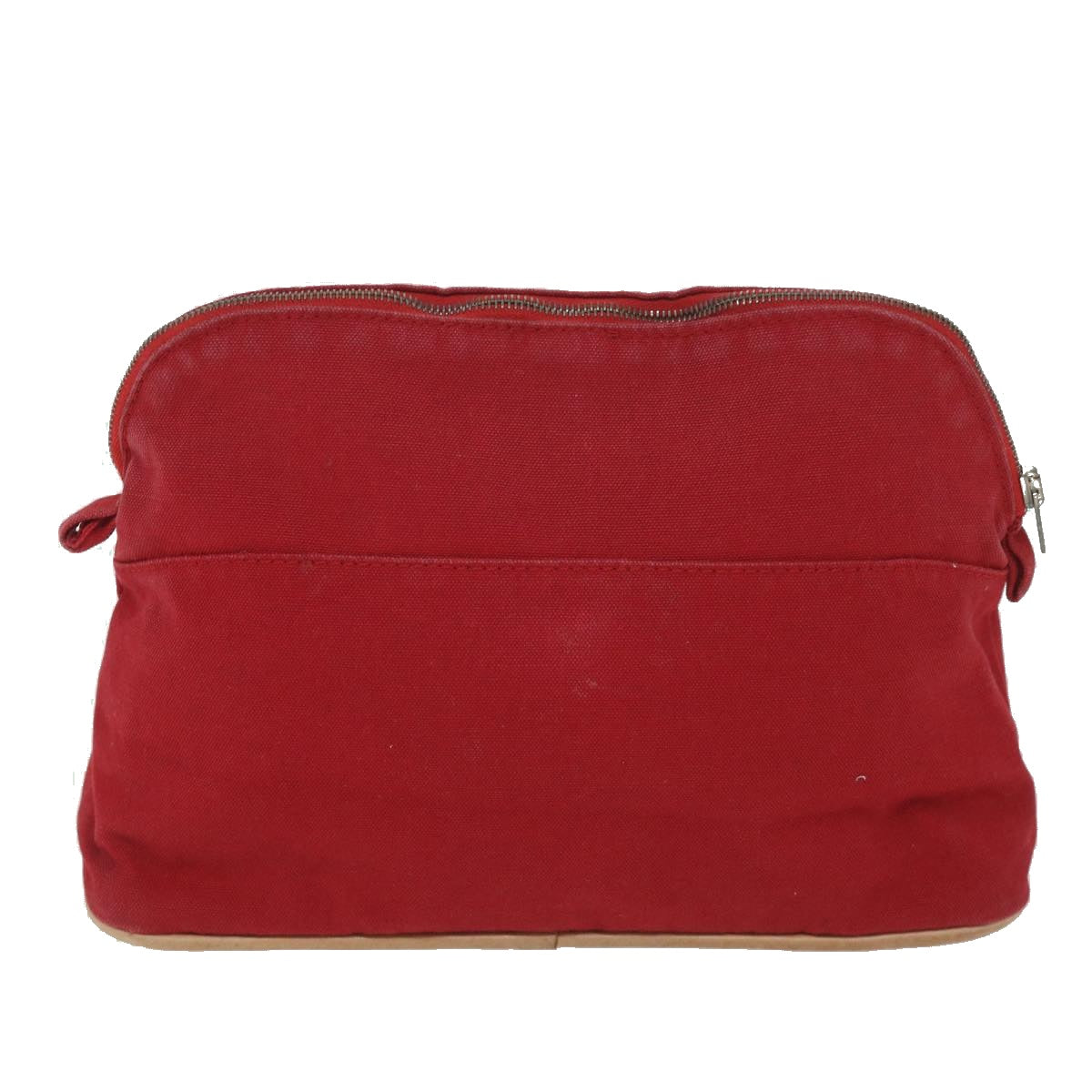 HERMES Bolide MM Pouch Canvas Red Auth ac2401