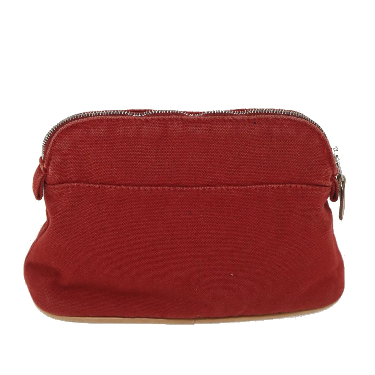 HERMES Bolide PM Pouch Canvas Red Auth ac2402