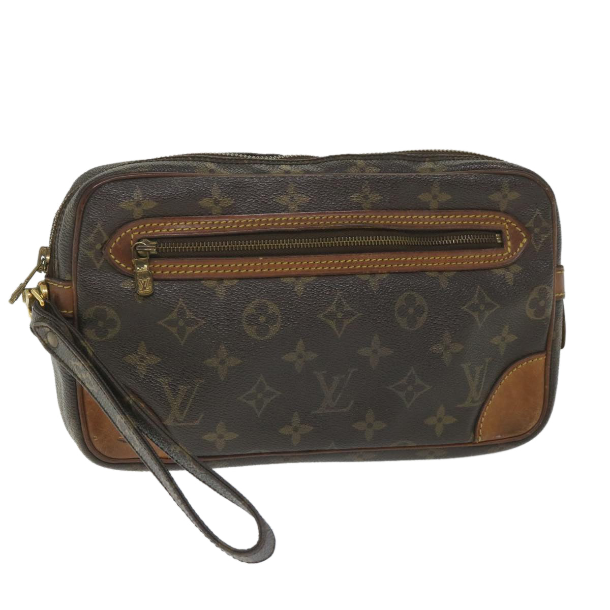 LOUIS VUITTON Monogram Marly Dragonne GM Clutch Bag M51825 LV Auth ac2410