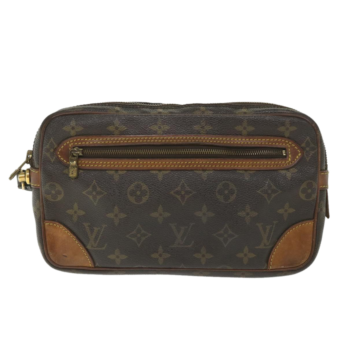 LOUIS VUITTON Monogram Marly Dragonne GM Clutch Bag M51825 LV Auth ac2410