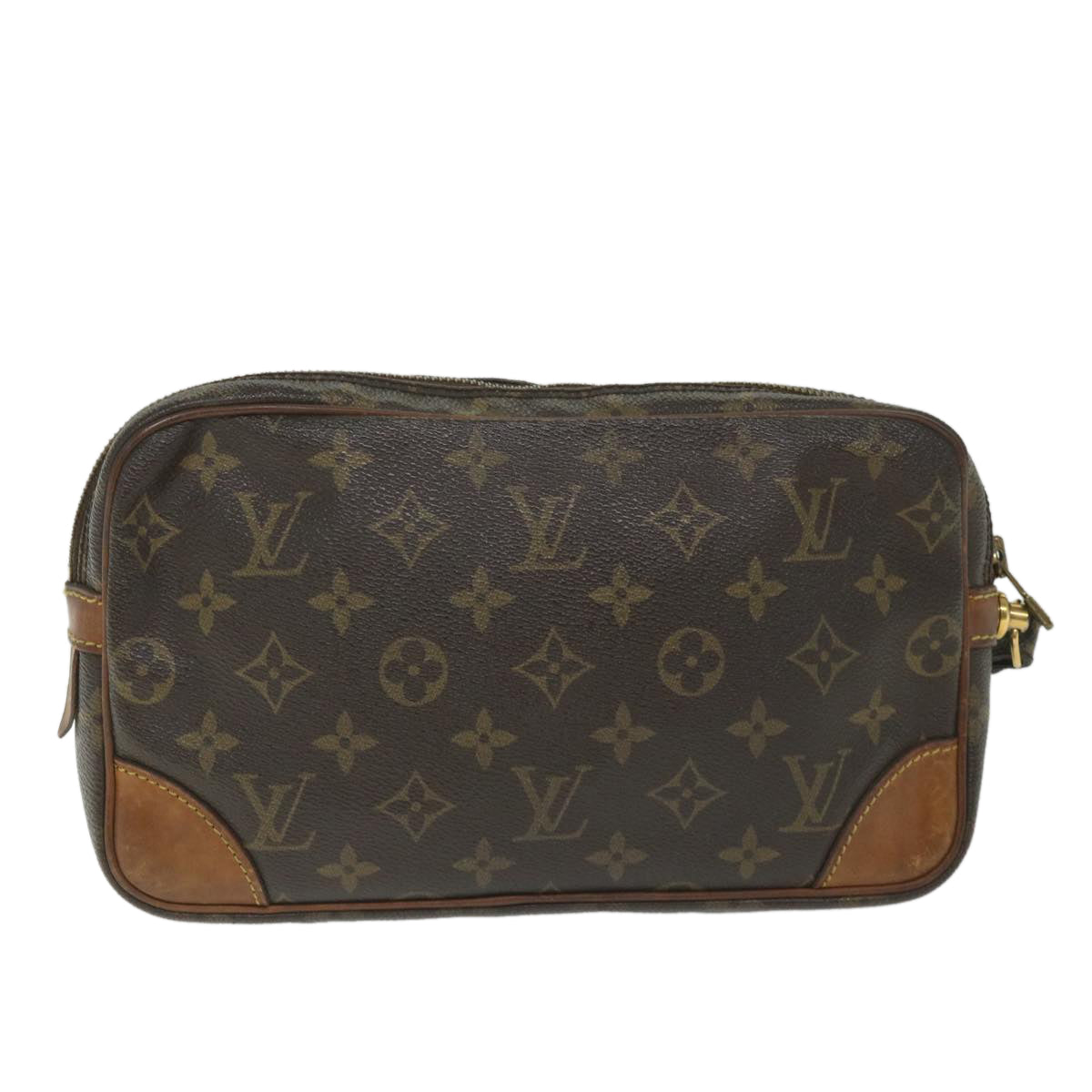 LOUIS VUITTON Monogram Marly Dragonne GM Clutch Bag M51825 LV Auth ac2410