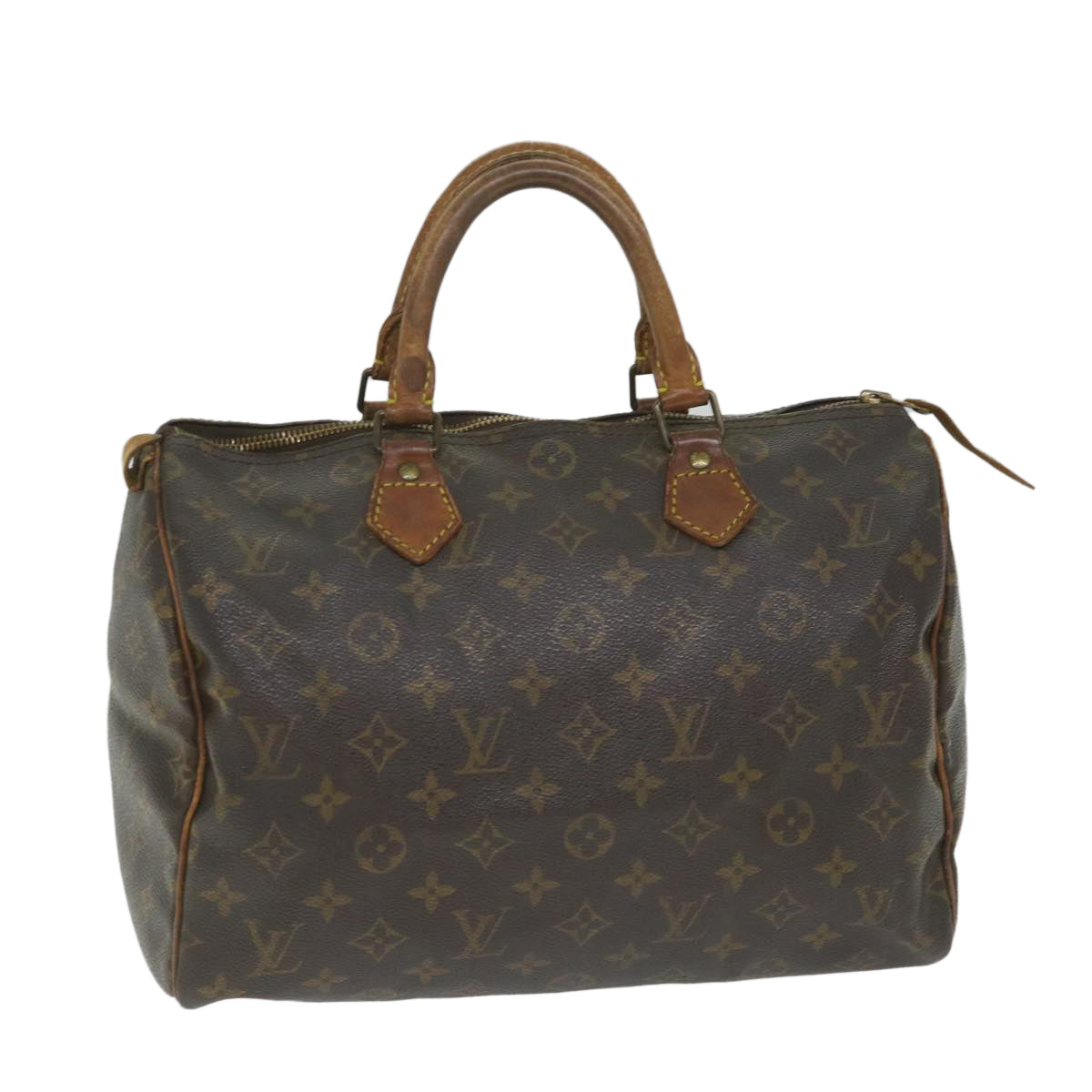 LOUIS VUITTON Monogram Speedy 30 Hand Bag M41526 LV Auth ac2411