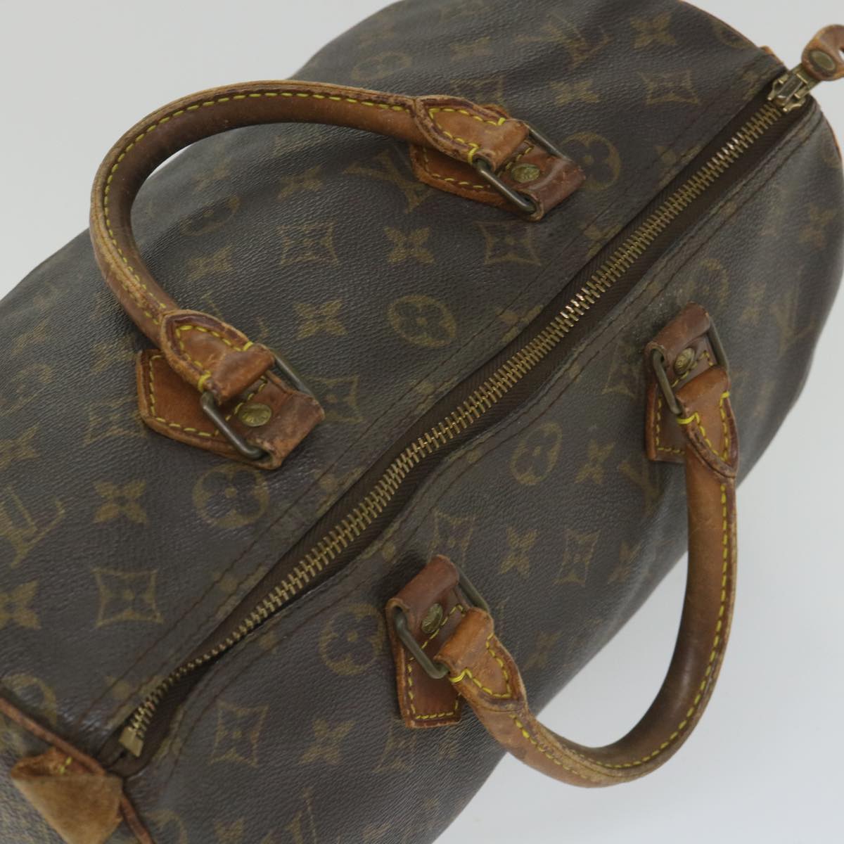 LOUIS VUITTON Monogram Speedy 30 Hand Bag M41526 LV Auth ac2411