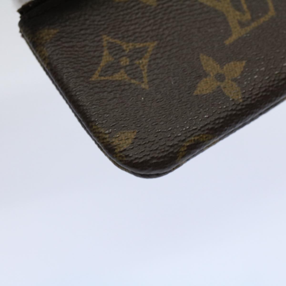 LOUIS VUITTON Monogram Pochette Cles Coin Purse M62650 LV Auth ac2415