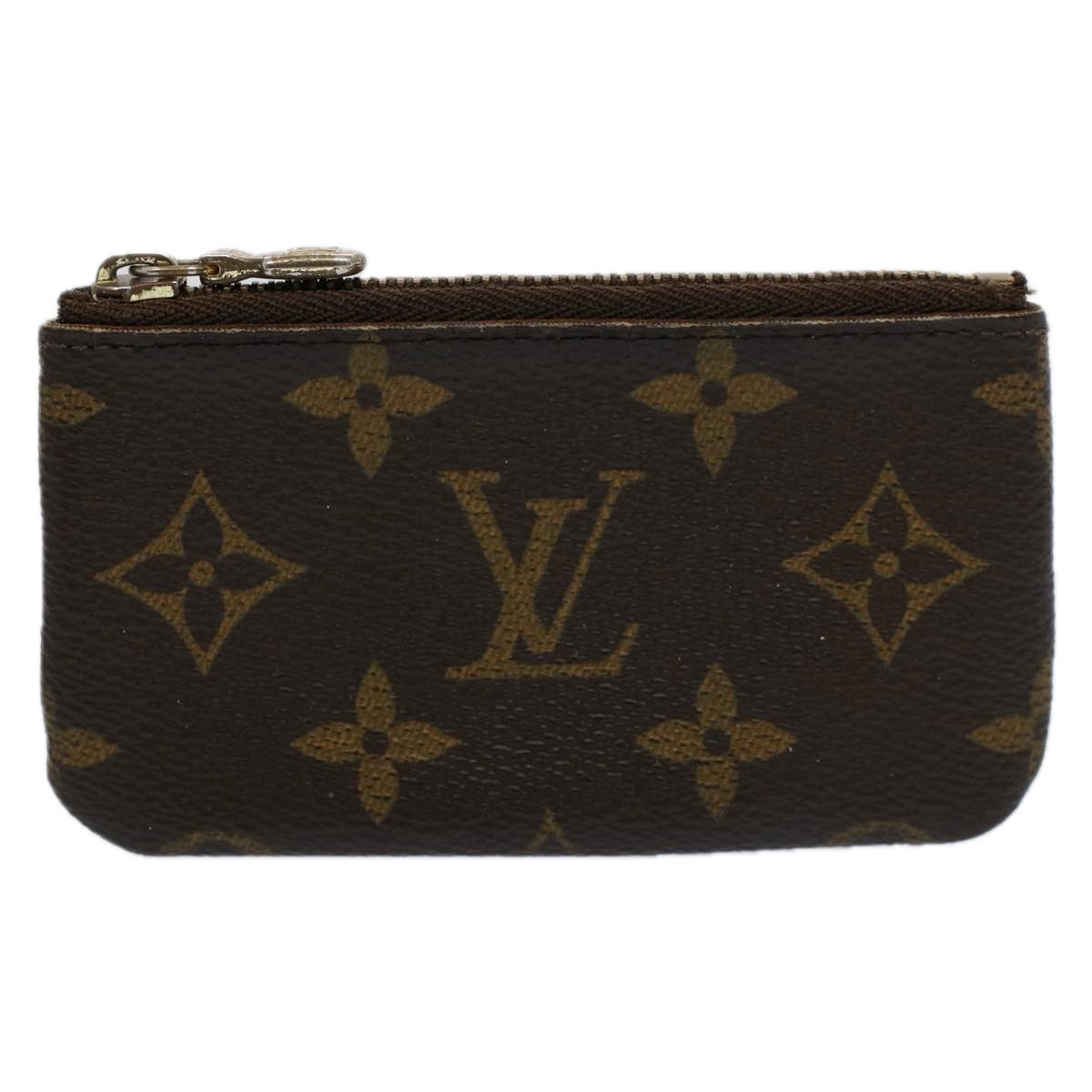 LOUIS VUITTON Monogram Pochette Cles Coin Purse M62650 LV Auth ac2415