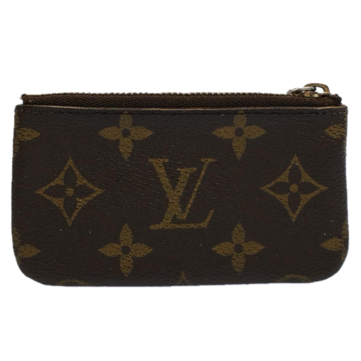 LOUIS VUITTON Monogram Pochette Cles Coin Purse M62650 LV Auth ac2415