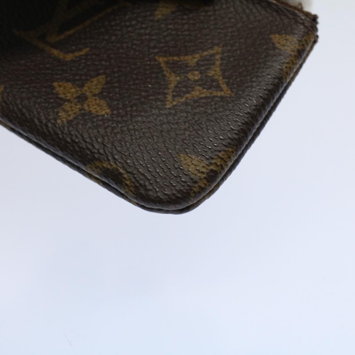 LOUIS VUITTON Monogram Pochette Cles Coin Purse M62650 LV Auth ac2415