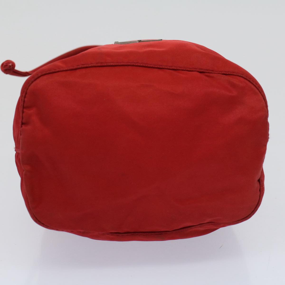 PRADA Purse Pouch Nylon Red Auth ac2424