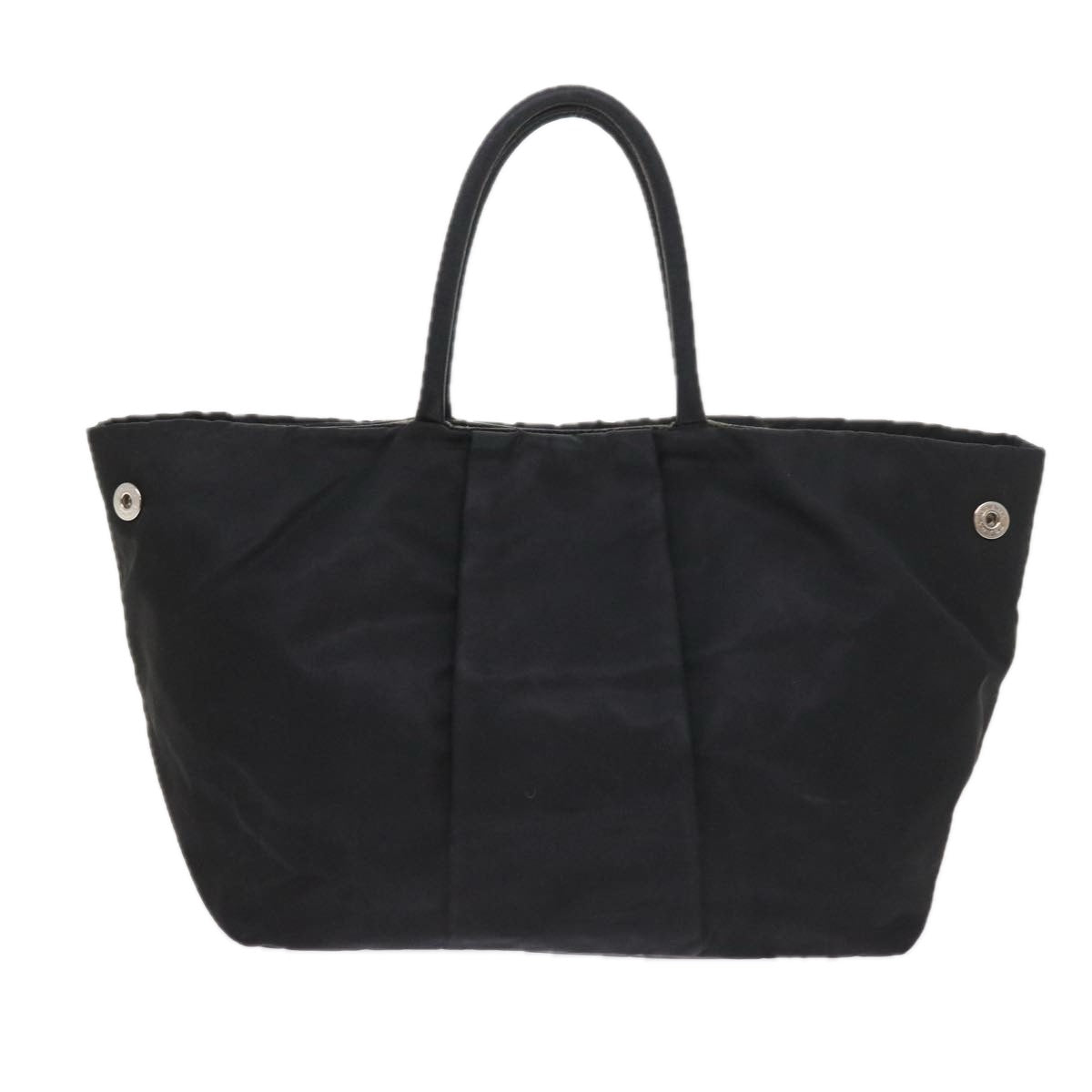 PRADA Hand Bag Nylon Black Auth ac2428