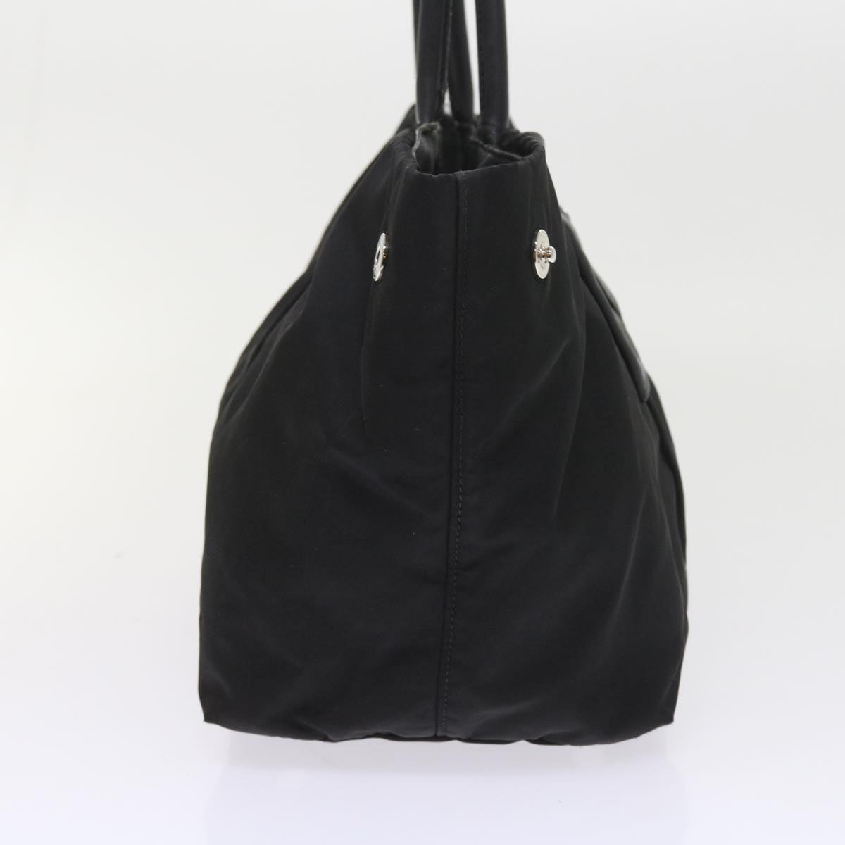 PRADA Hand Bag Nylon Black Auth ac2428