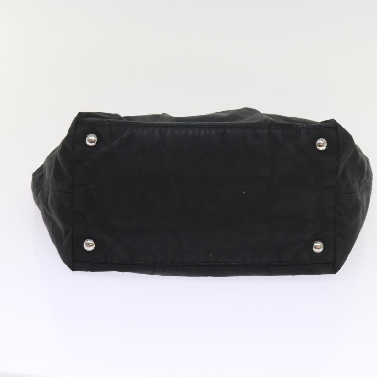 PRADA Hand Bag Nylon Black Auth ac2428