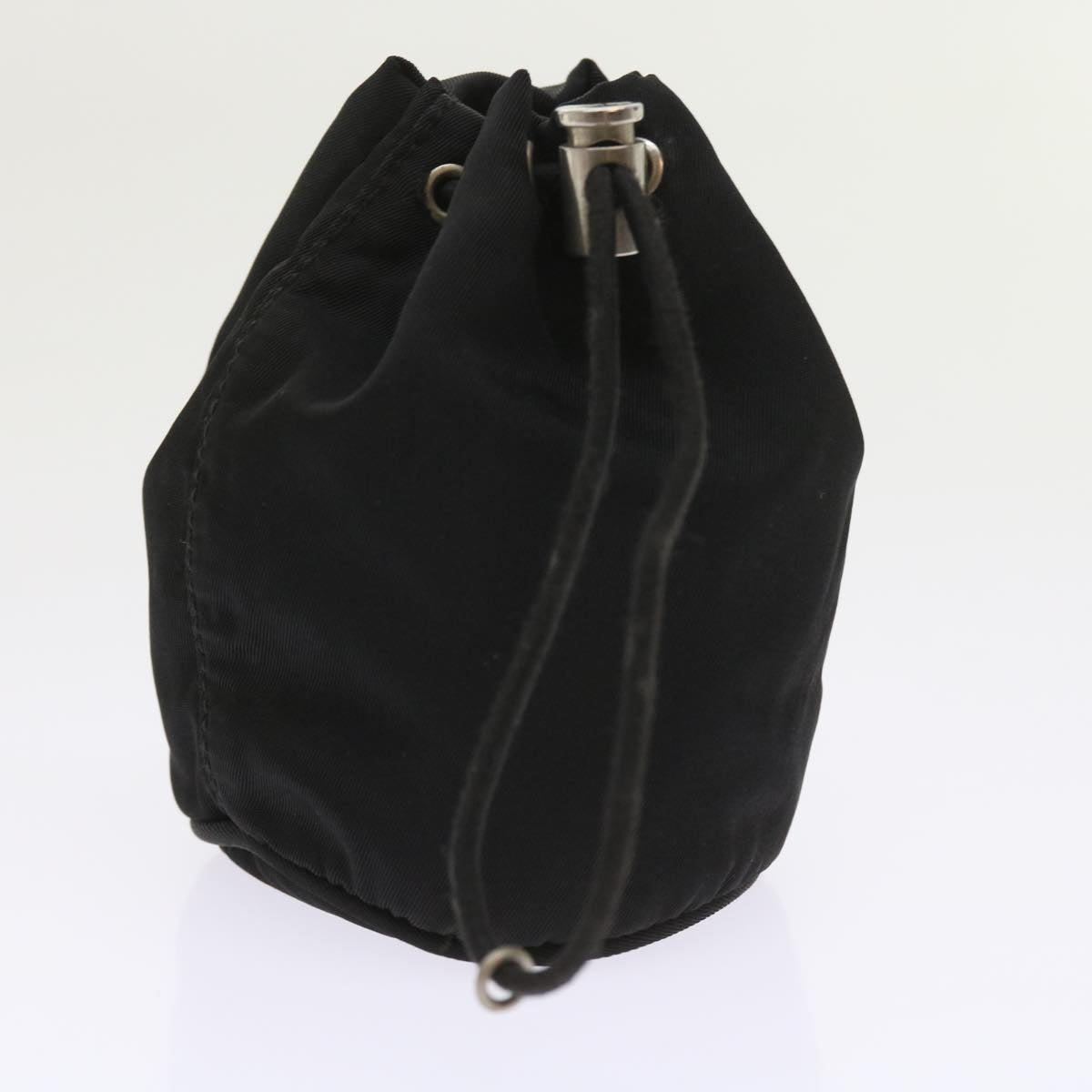 PRADA Hand Bag Nylon Black Auth ac2430