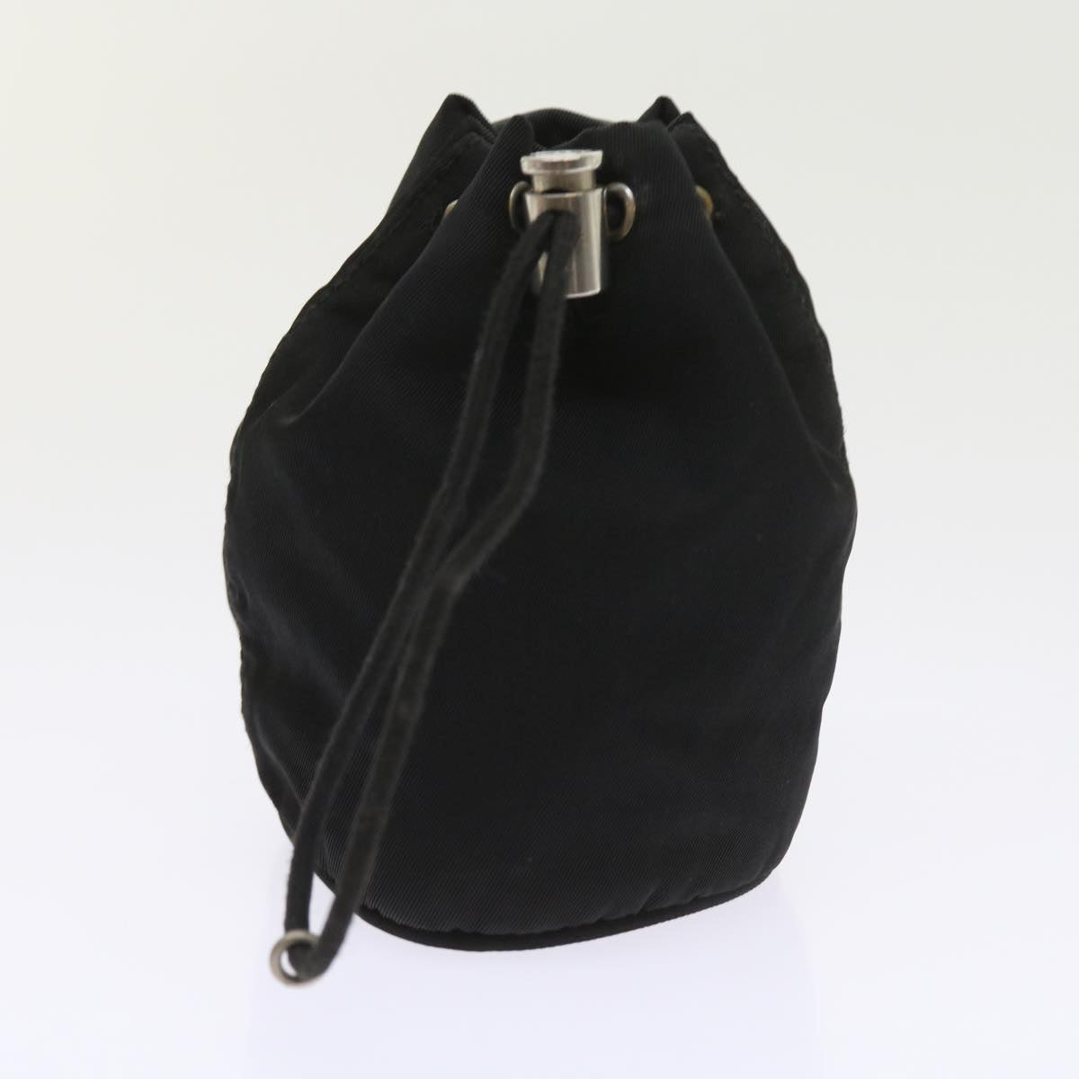 PRADA Hand Bag Nylon Black Auth ac2430