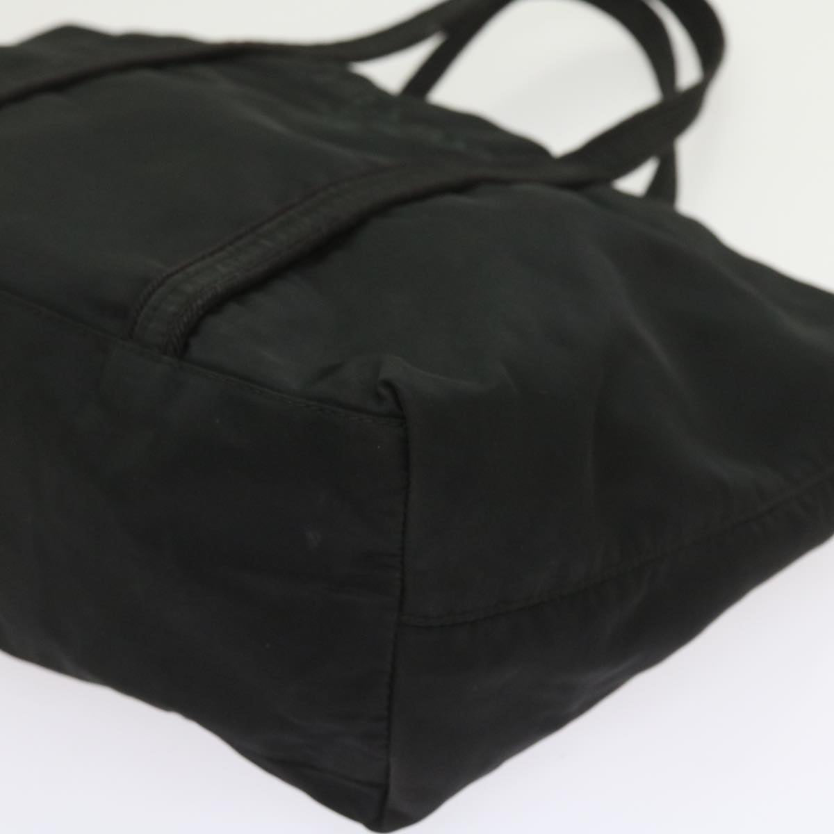 PRADA Hand Bag Nylon Black Auth ac2434