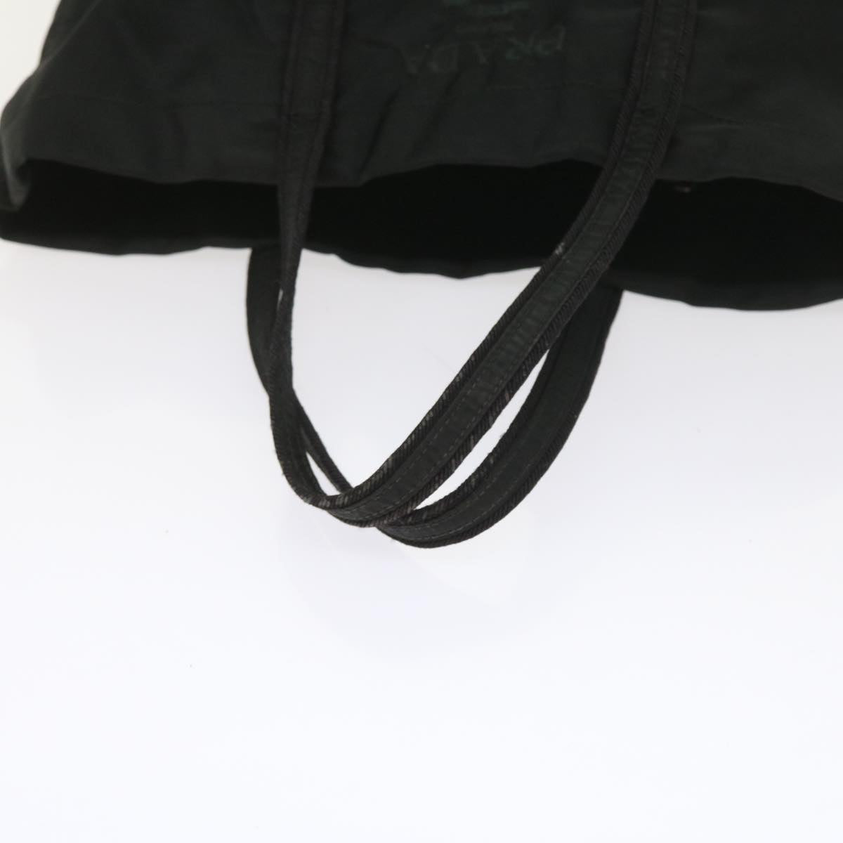 PRADA Hand Bag Nylon Black Auth ac2434