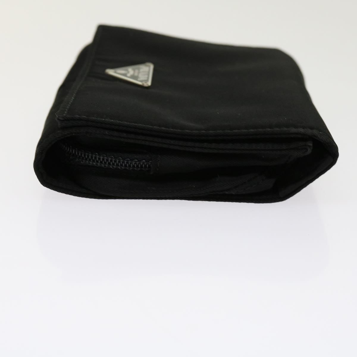 PRADA Pouch Wallet Nylon 2Set Black Auth ac2499