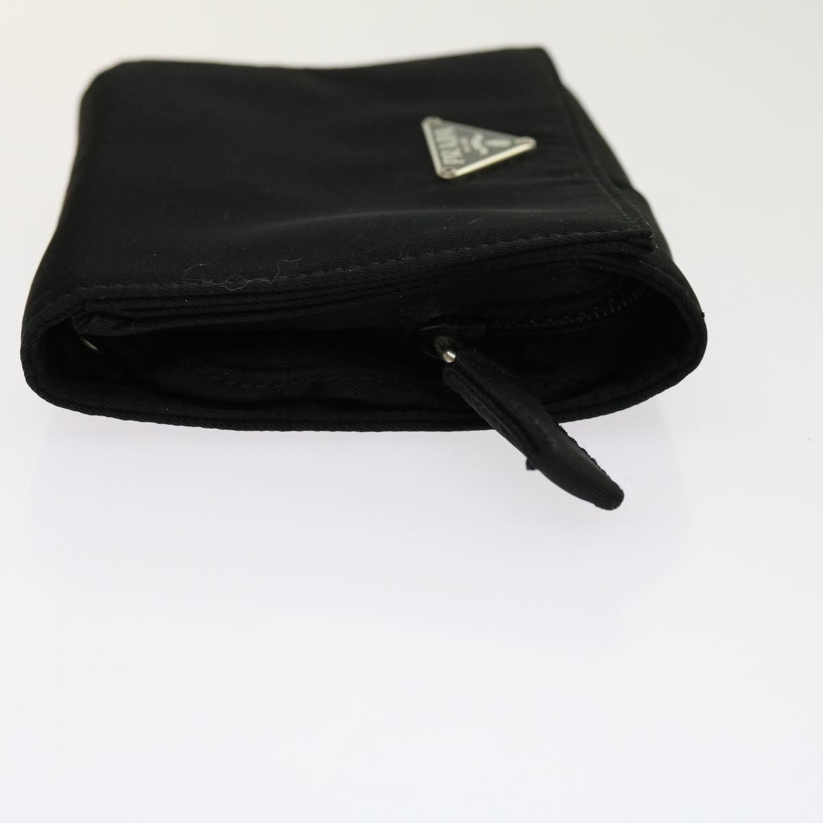 PRADA Pouch Wallet Nylon 2Set Black Auth ac2499