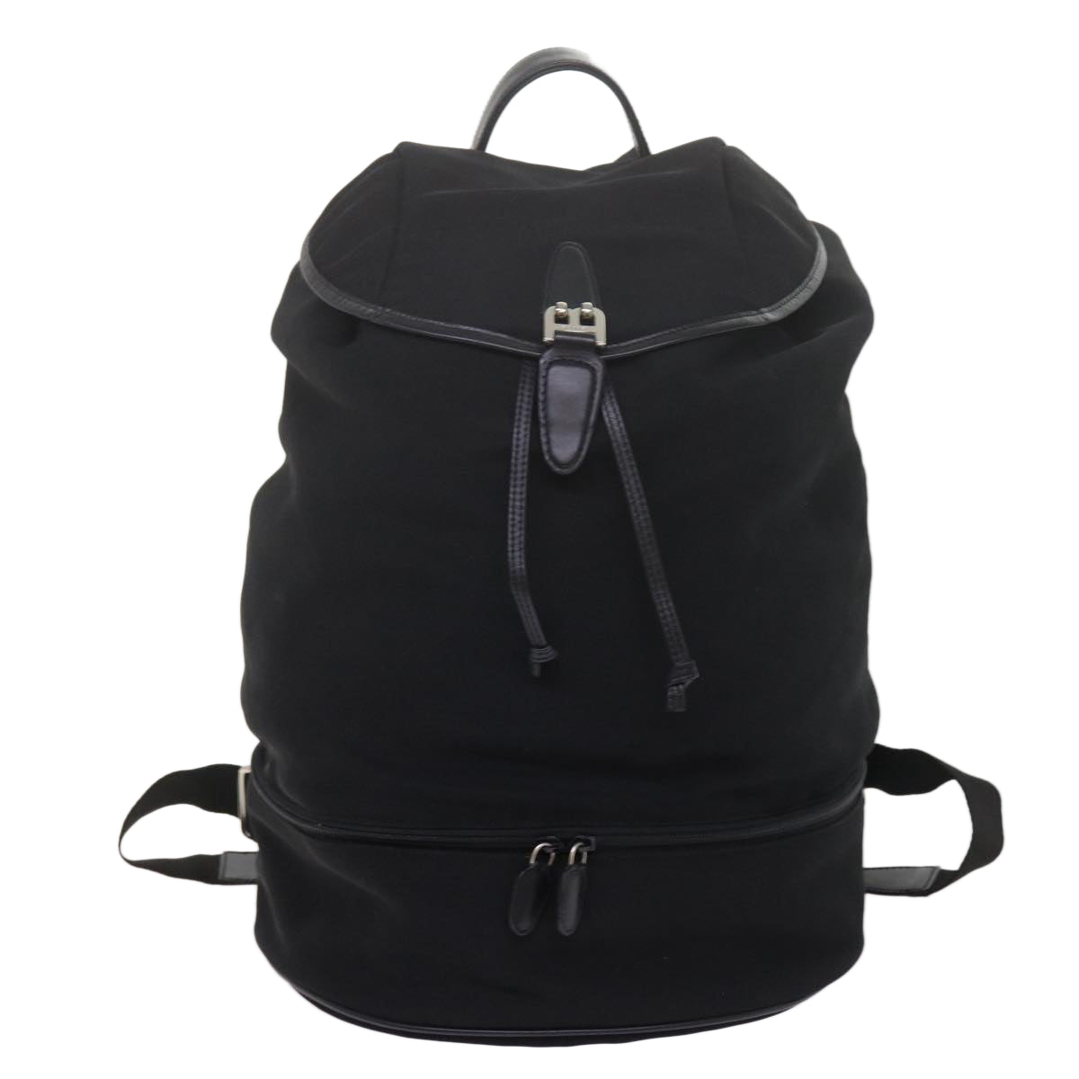 BALLY Backpack Nylon Black Auth ac2502