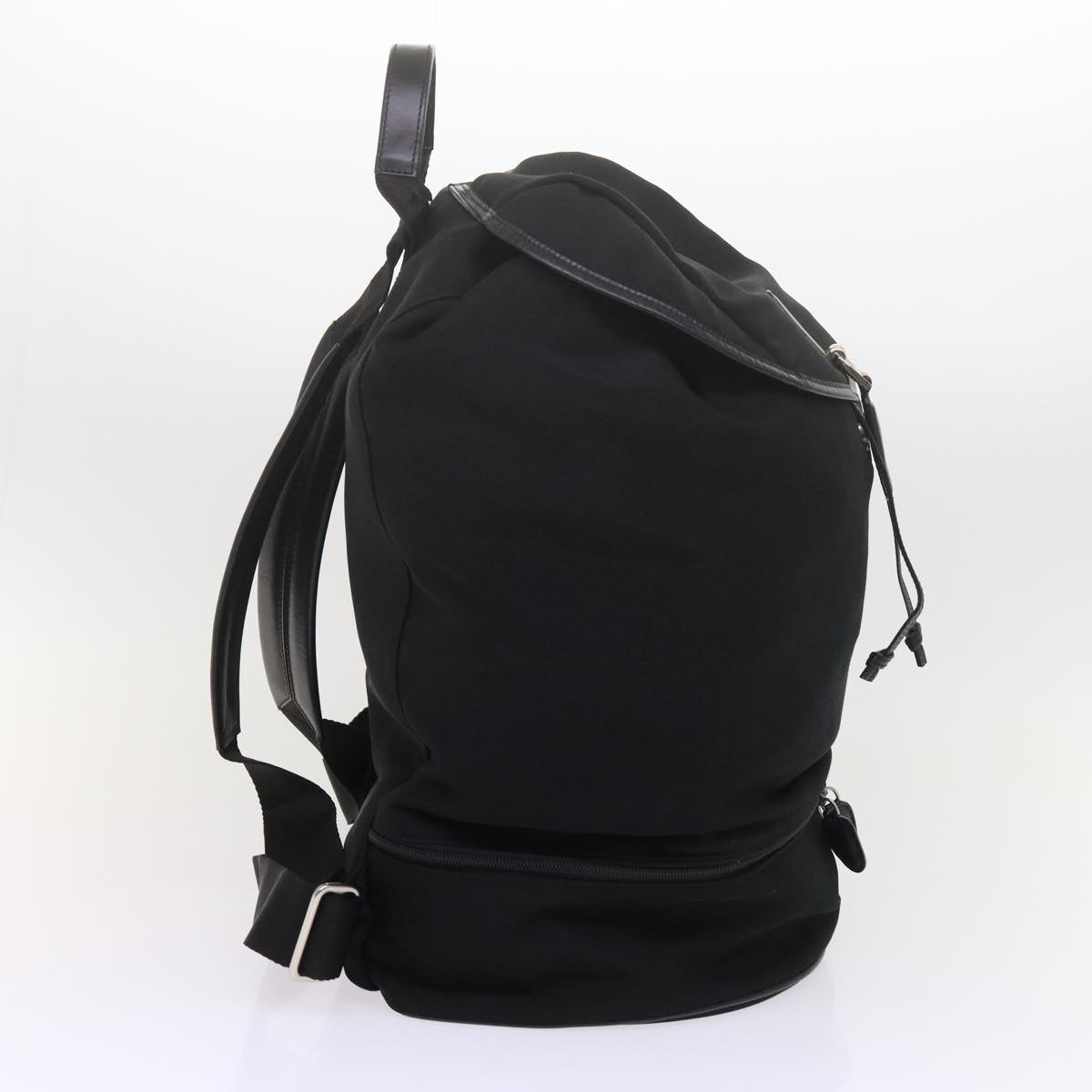 BALLY Backpack Nylon Black Auth ac2502