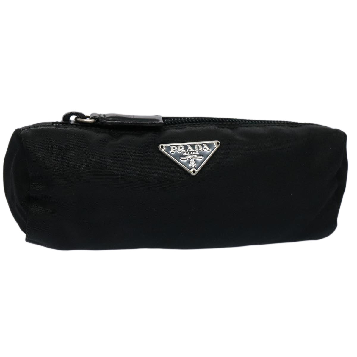 PRADA Pouch Nylon Black Auth ac2509