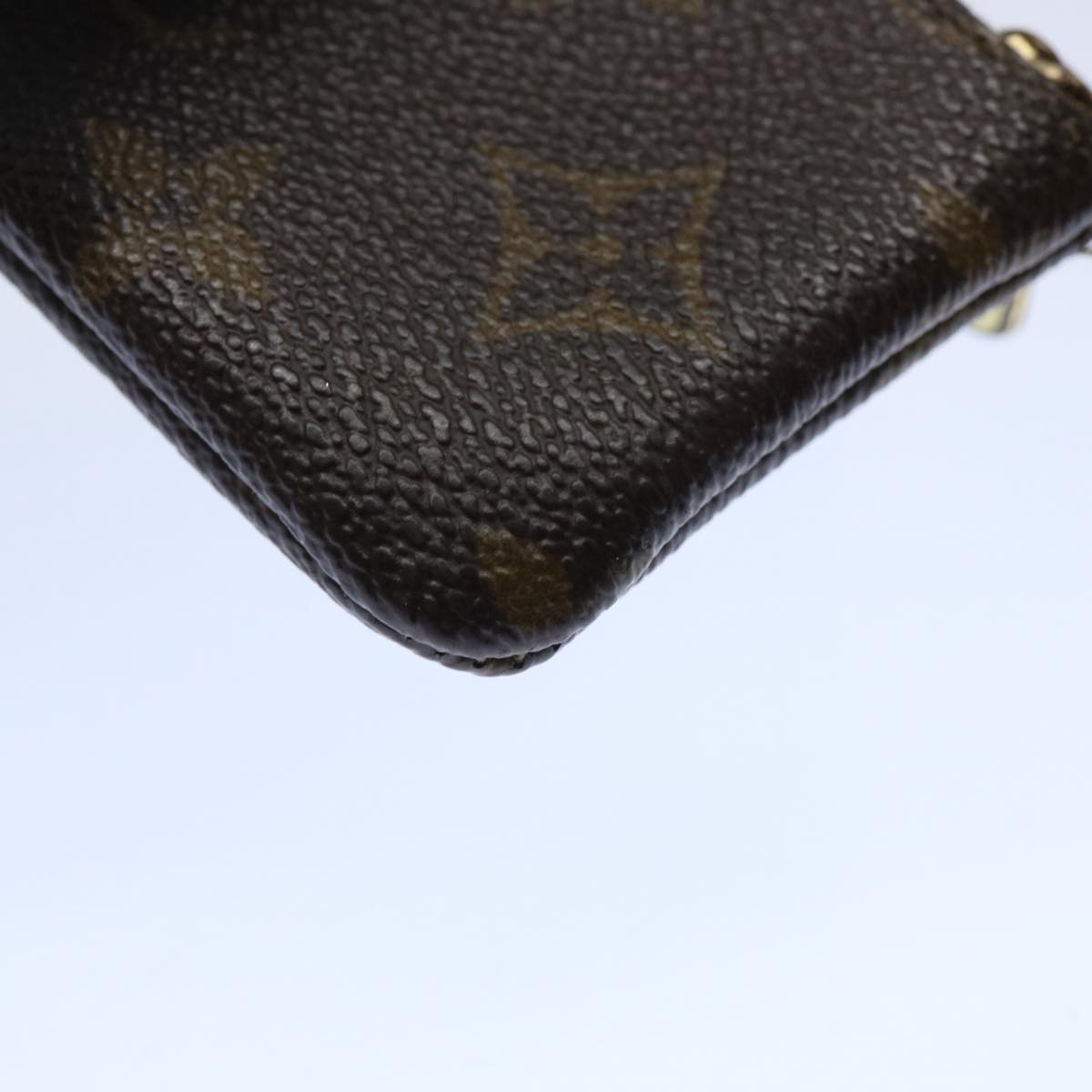 LOUIS VUITTON Monogram Pochette Cles Coin Purse M62650 LV Auth ac2552