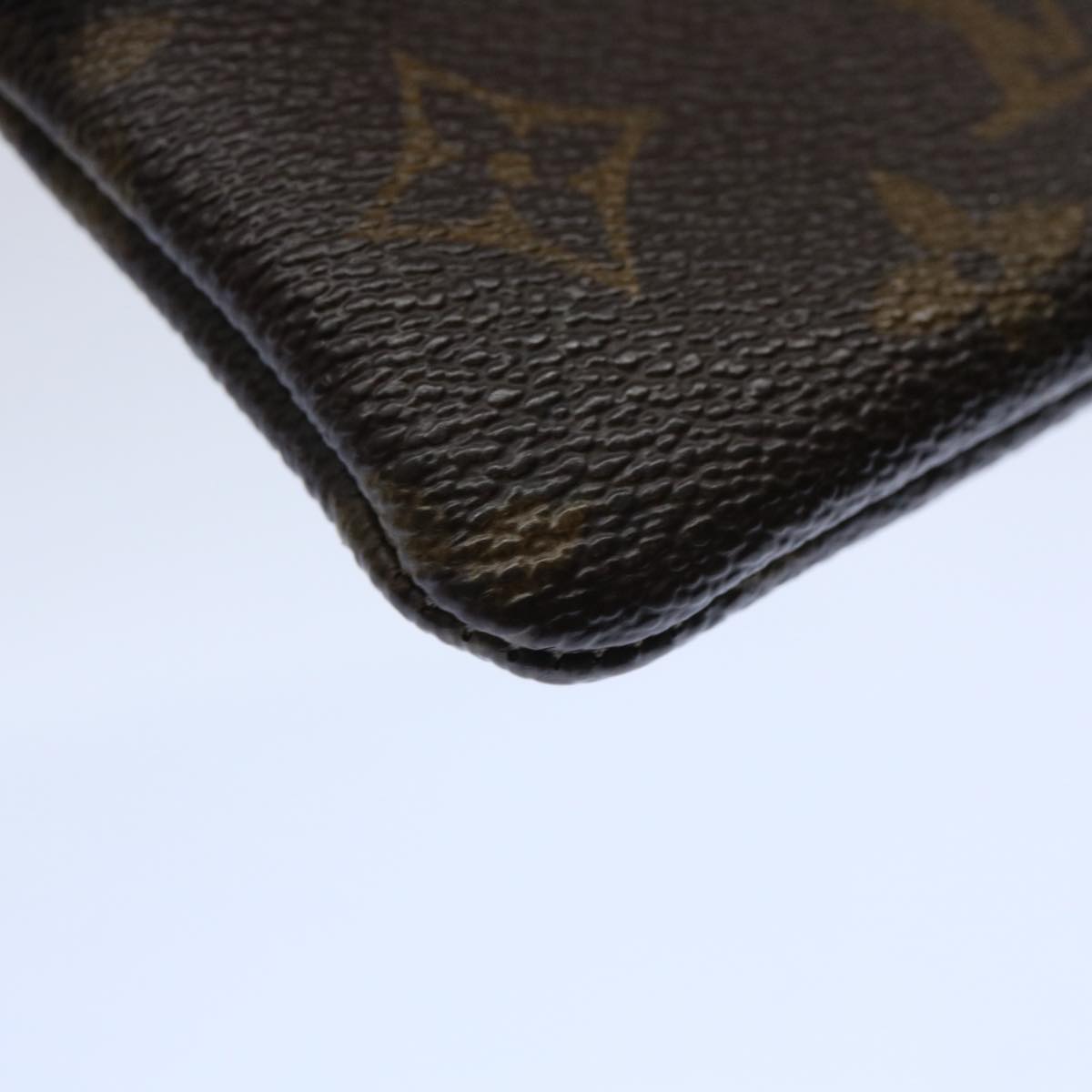 LOUIS VUITTON Monogram Pochette Cles Coin Purse M62650 LV Auth ac2552