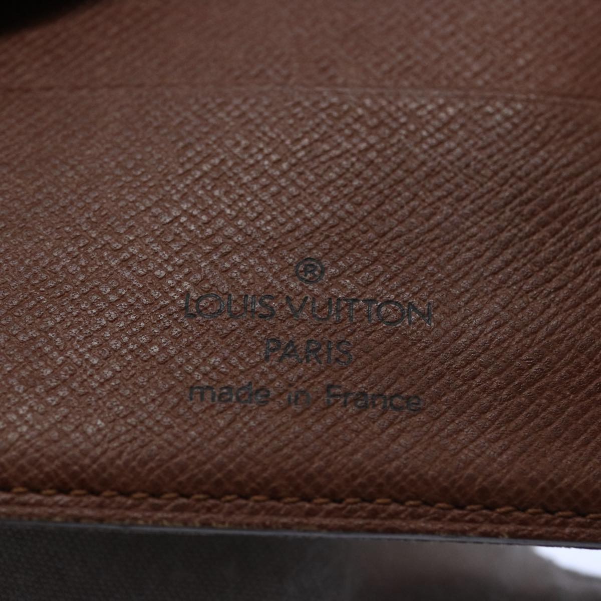 LOUIS VUITTON Monogram Porto Papie Zip Wallet M61207 LV Auth ac2553