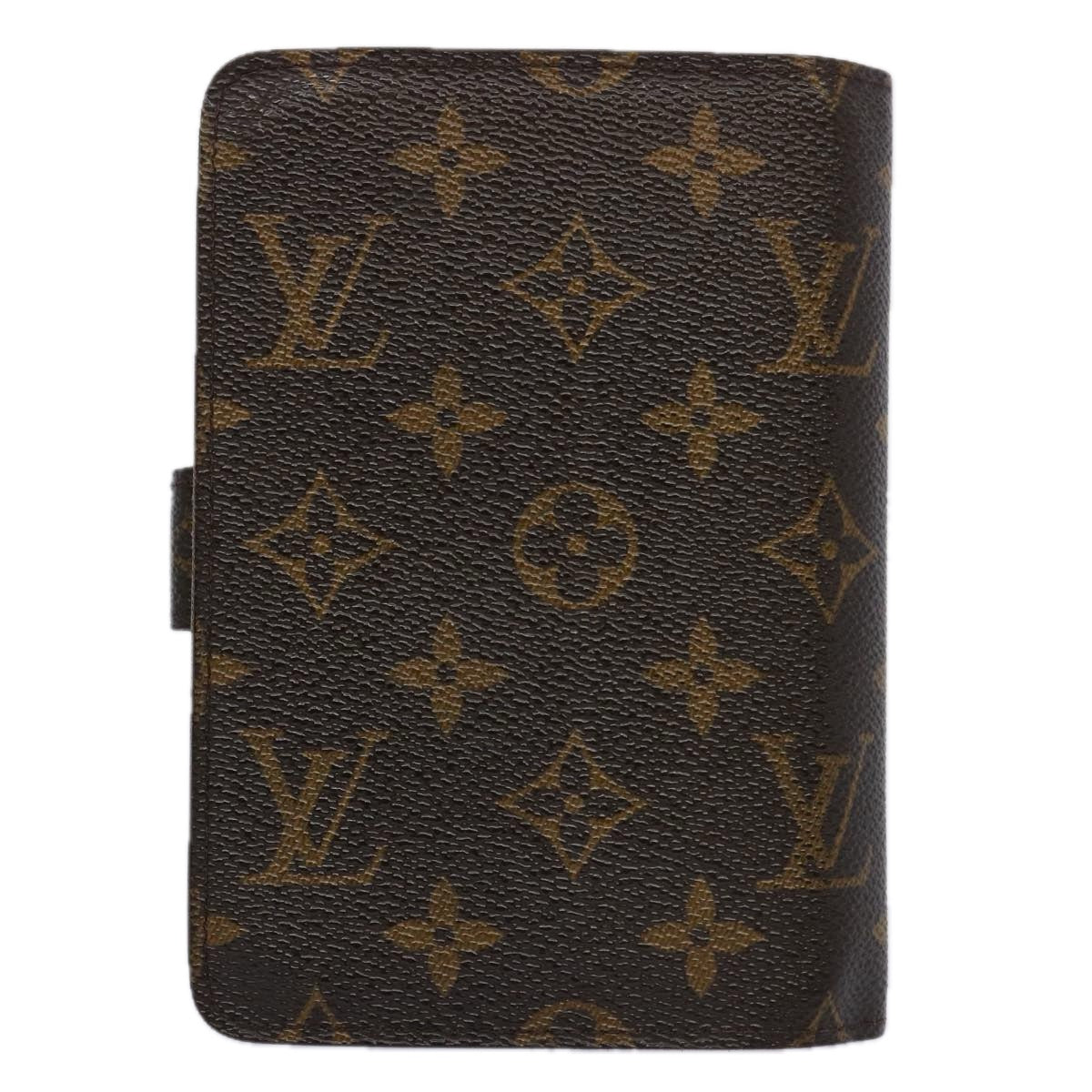 LOUIS VUITTON Monogram Porto Papie Zip Wallet M61207 LV Auth ac2553