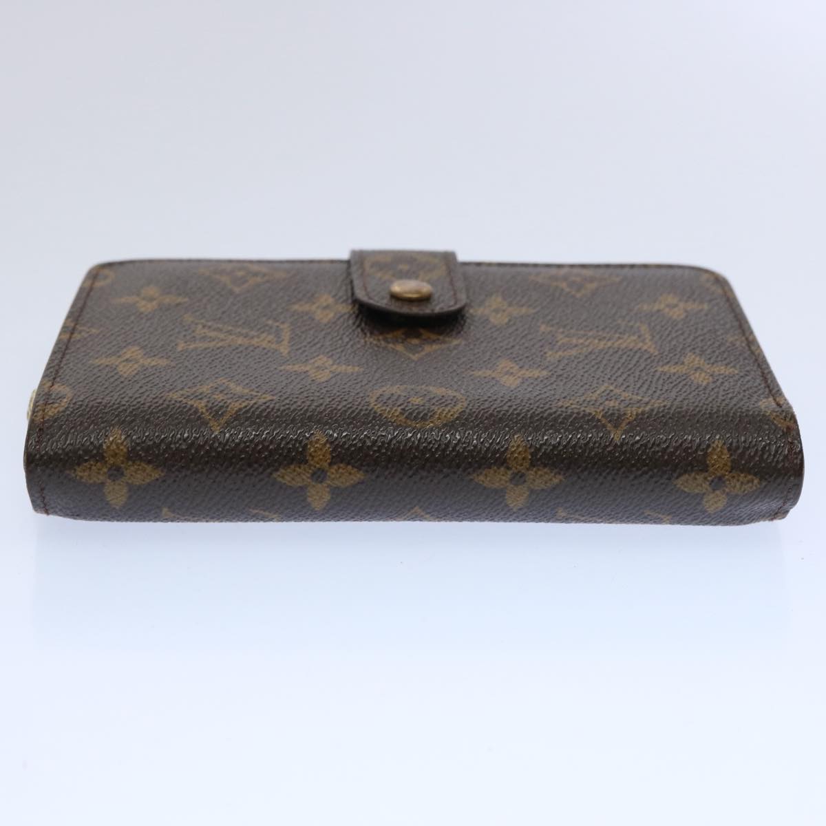 LOUIS VUITTON Monogram Porto Papie Zip Wallet M61207 LV Auth ac2553