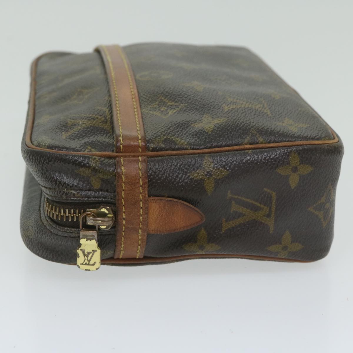 LOUIS VUITTON Monogram Compiegne 23 Clutch Bag M51847 LV Auth ac2594