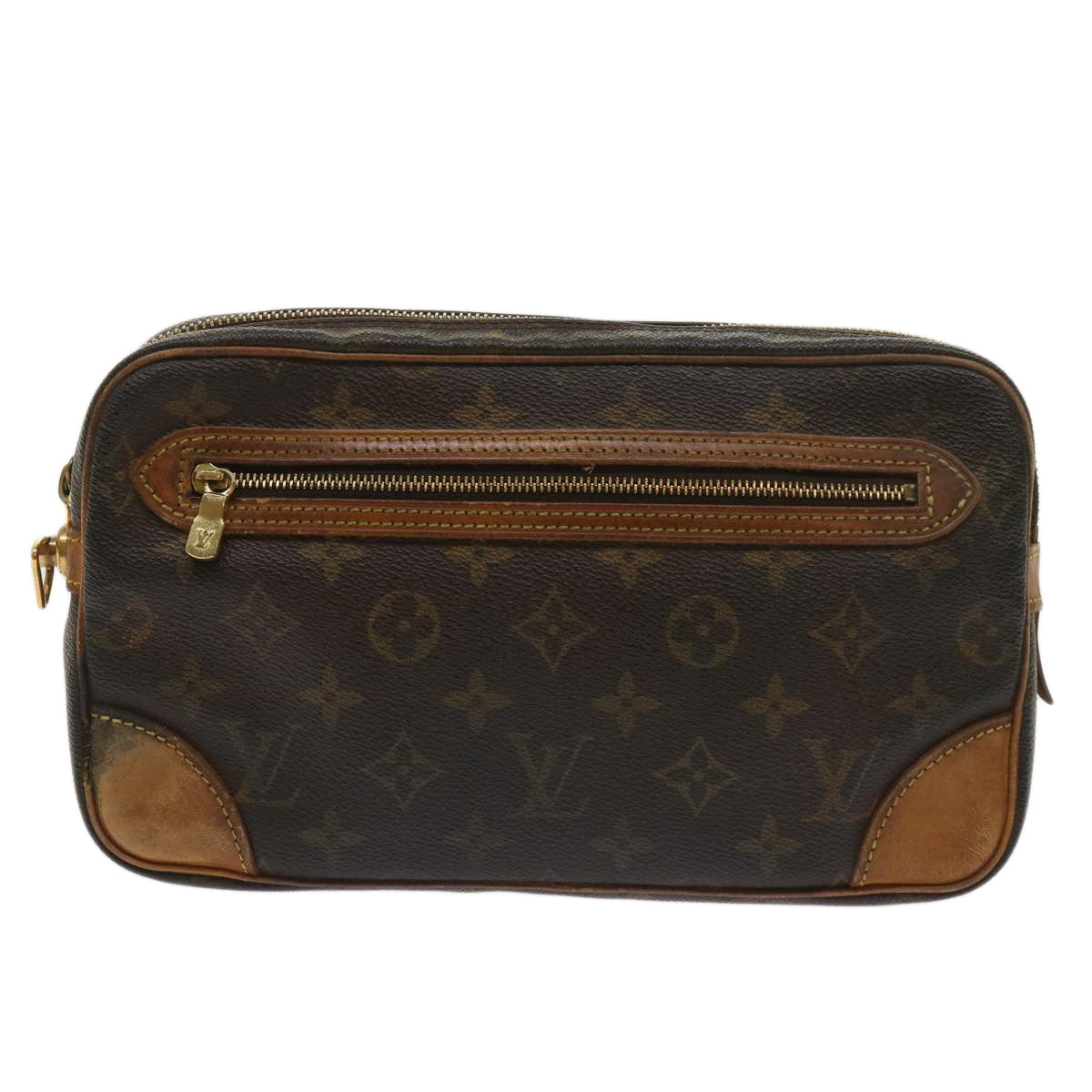 LOUIS VUITTON Monogram Marly Dragonne GM Clutch Bag M51825 LV Auth ac2642