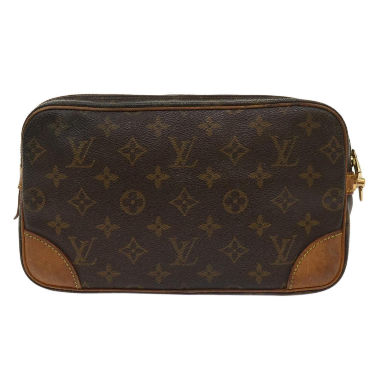 LOUIS VUITTON Monogram Marly Dragonne GM Clutch Bag M51825 LV Auth ac2642