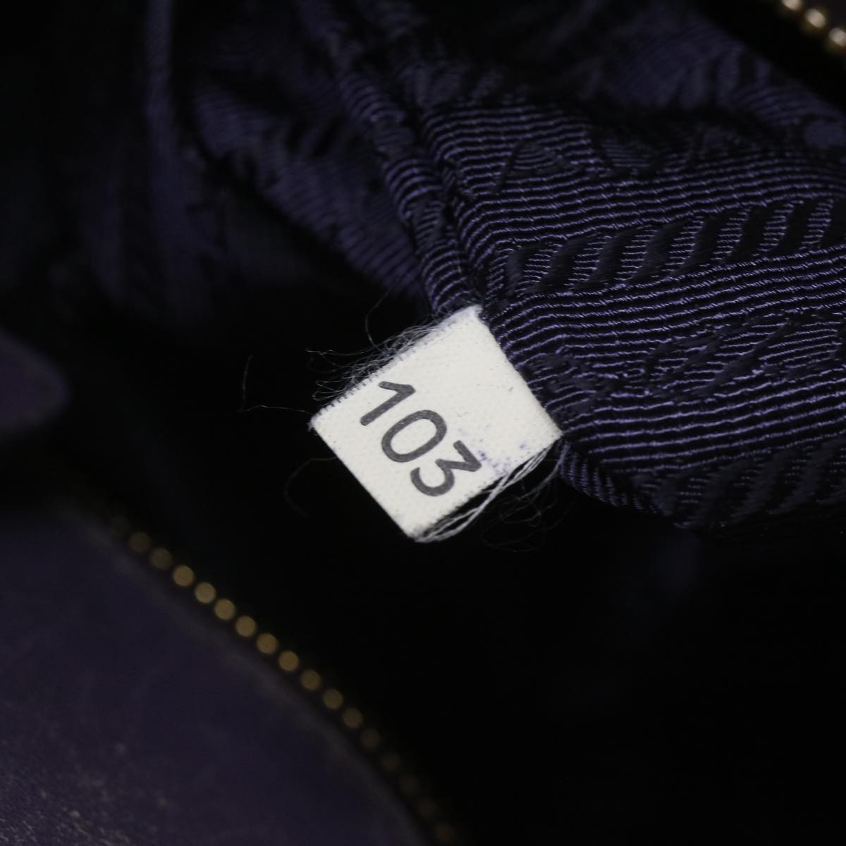 PRADA Tote Bag Nylon Purple Auth ac2733