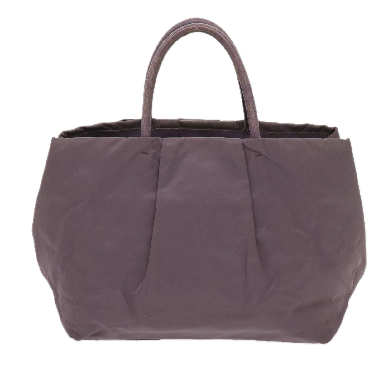 PRADA Tote Bag Nylon Purple Auth ac2733