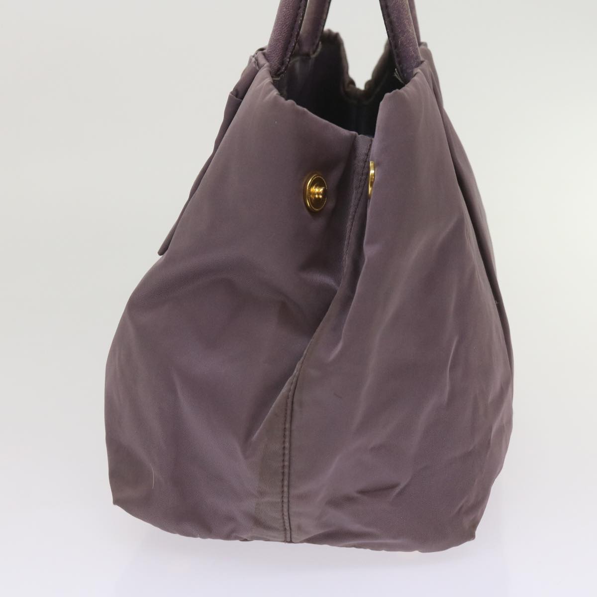 PRADA Tote Bag Nylon Purple Auth ac2733