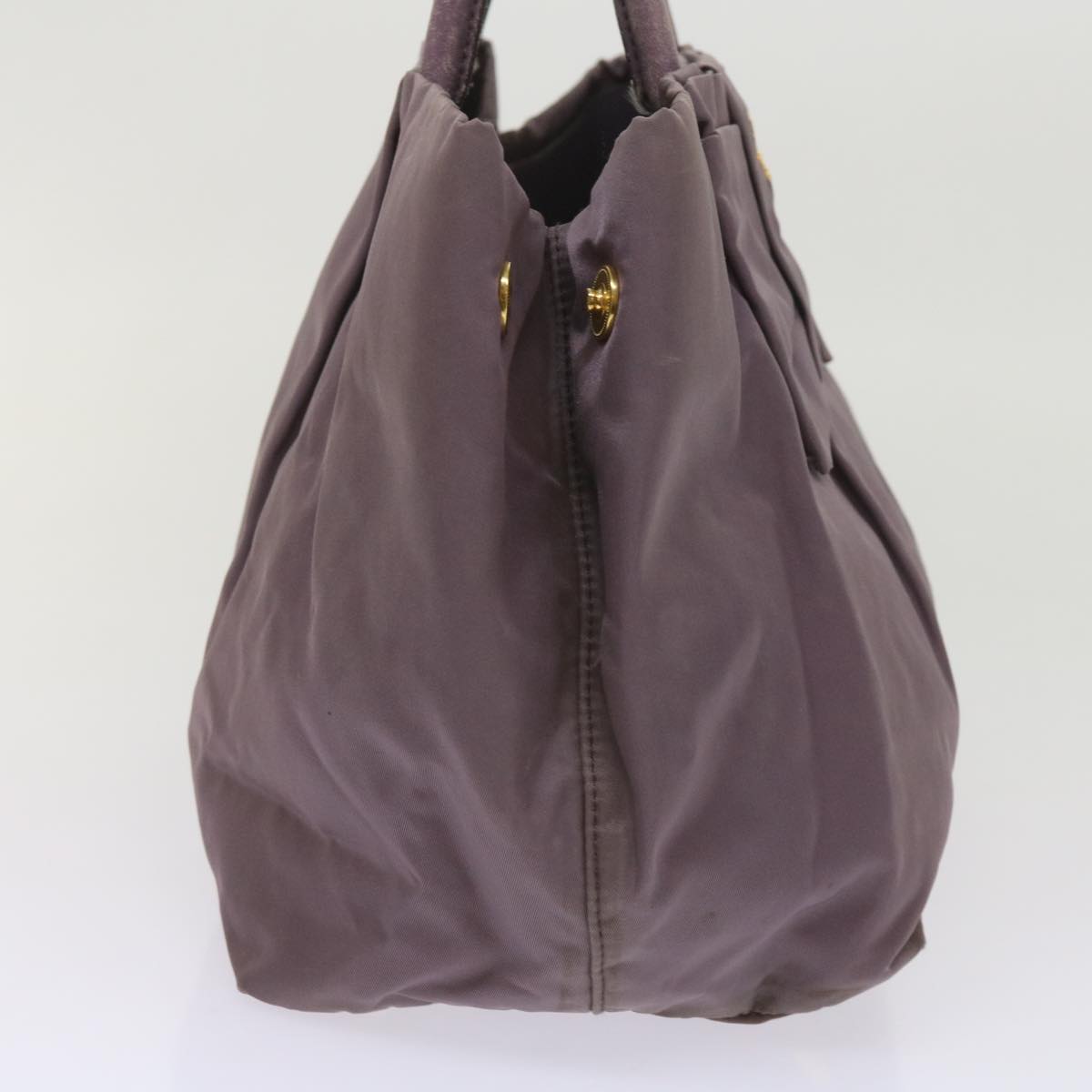 PRADA Tote Bag Nylon Purple Auth ac2733