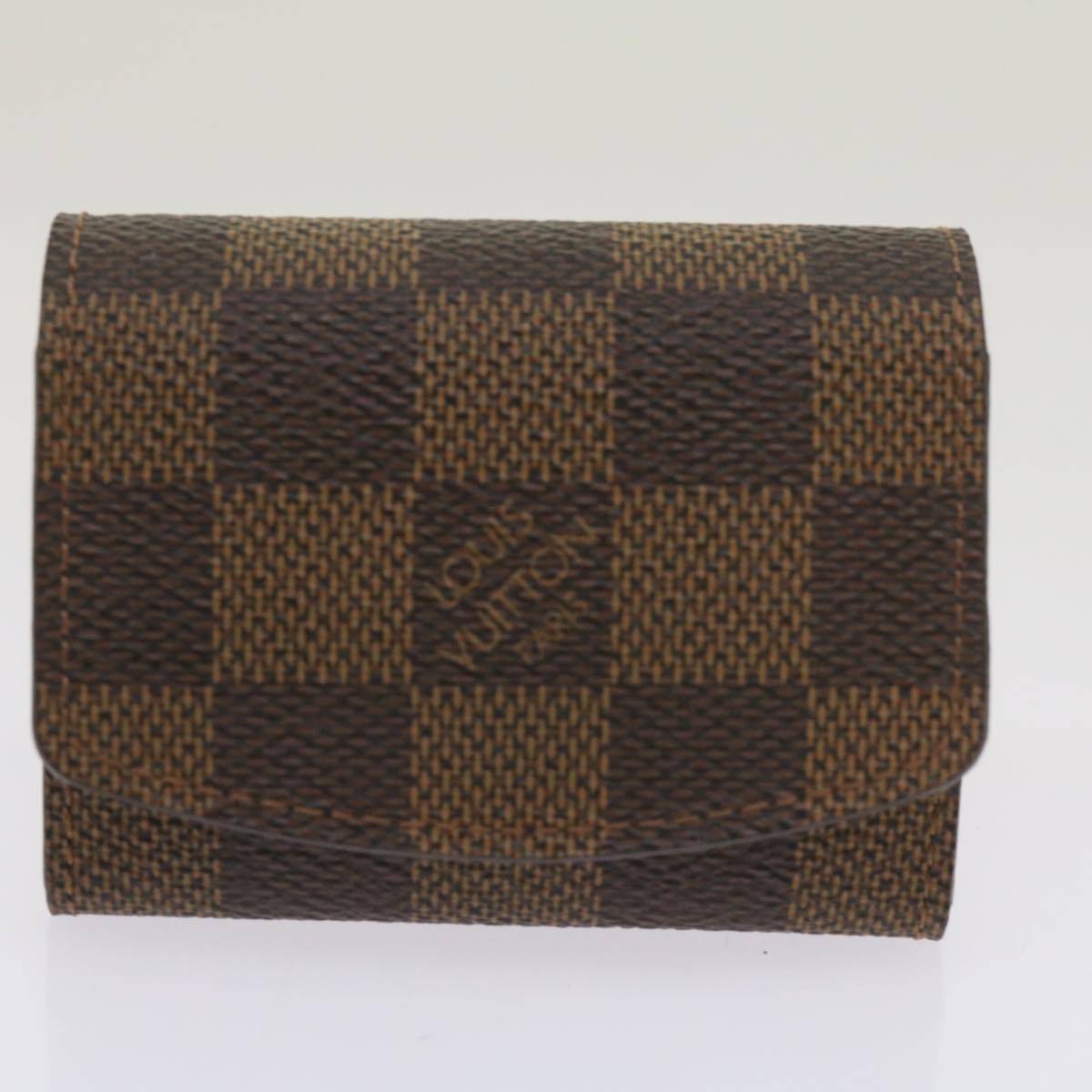 LOUIS VUITTON Damier Ebene Cuff Case Cuffs M30964 LV Auth ac2763V