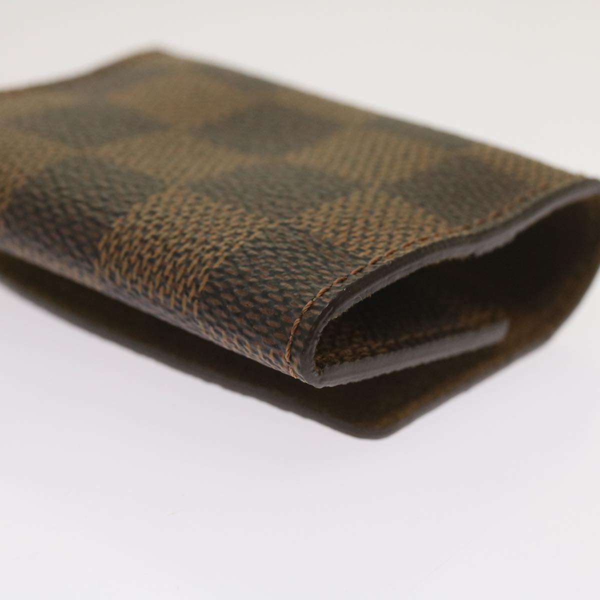 LOUIS VUITTON Damier Ebene Cuff Case Cuffs M30964 LV Auth ac2763V