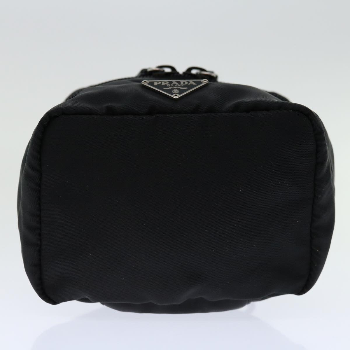 PRADA Pouch Nylon Black Auth ac2802