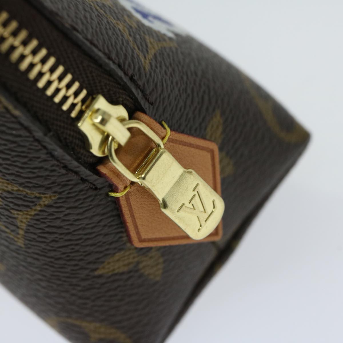 LOUIS VUITTON Monogram LV Story Pochette Cosmetic PM Pouch M43998 Auth ac2841AM