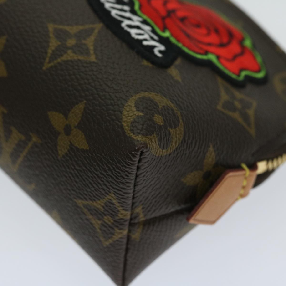 LOUIS VUITTON Monogram LV Story Pochette Cosmetic PM Pouch M43998 Auth ac2841AM
