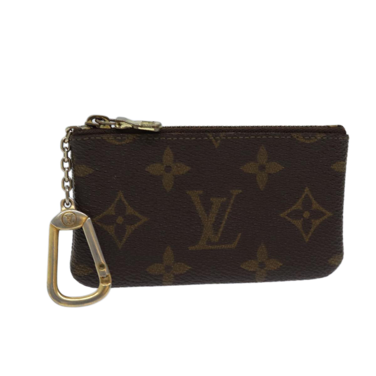 LOUIS VUITTON Monogram Pochette Cles Coin Purse M62650 LV Auth ac2877