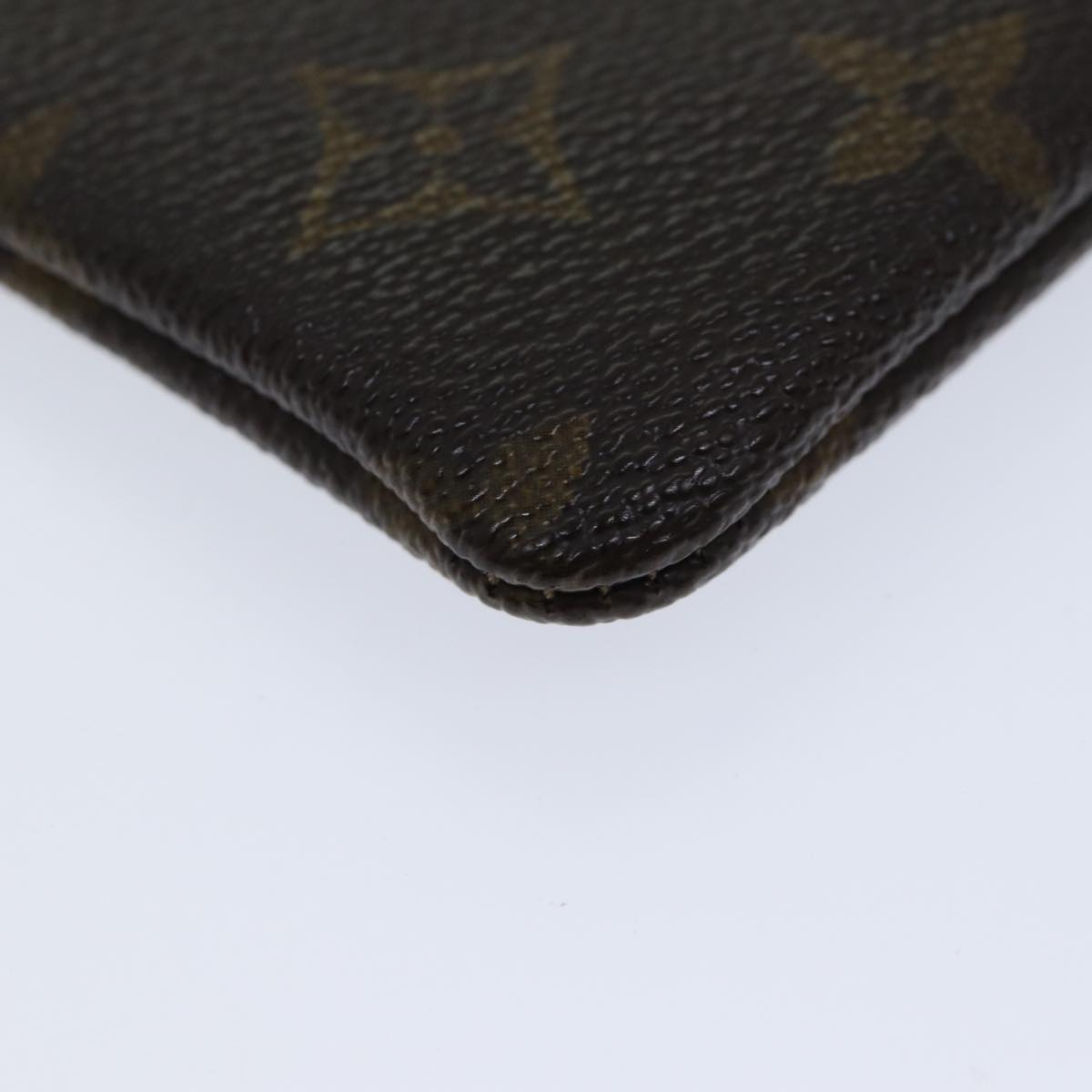 LOUIS VUITTON Monogram Pochette Cles Coin Purse M62650 LV Auth ac2877