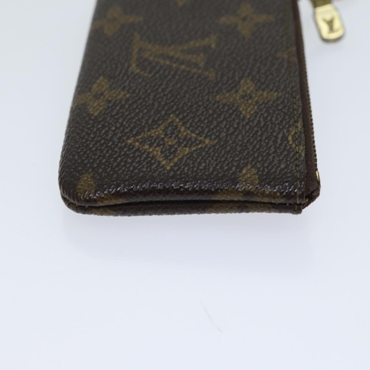 LOUIS VUITTON Monogram Pochette Cles Coin Purse M62650 LV Auth ac2877