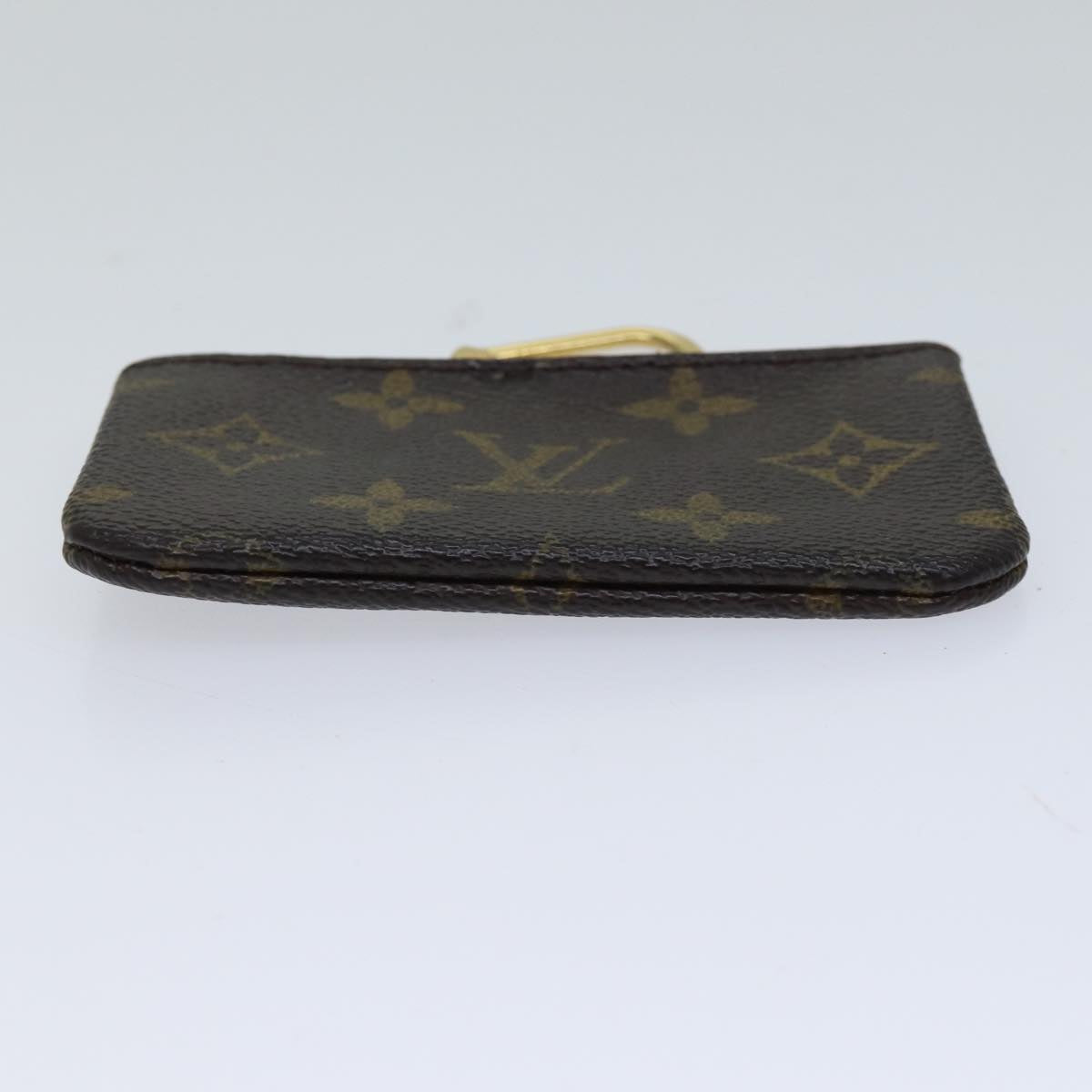 LOUIS VUITTON Monogram Pochette Cles Coin Purse M62650 LV Auth ac2878