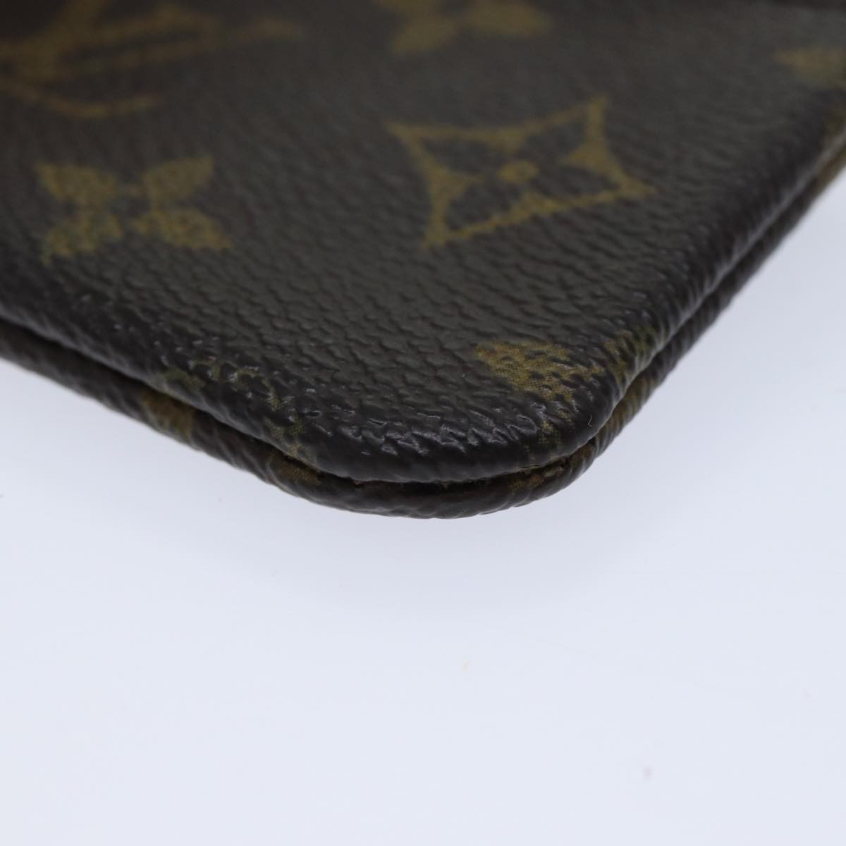 LOUIS VUITTON Monogram Pochette Cles Coin Purse M62650 LV Auth ac2878